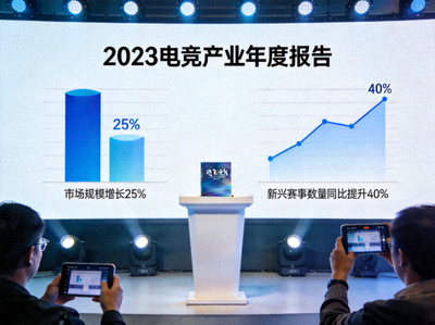 电竞产业年度报告发布现场 - 市场规模增长，新兴赛事涌现